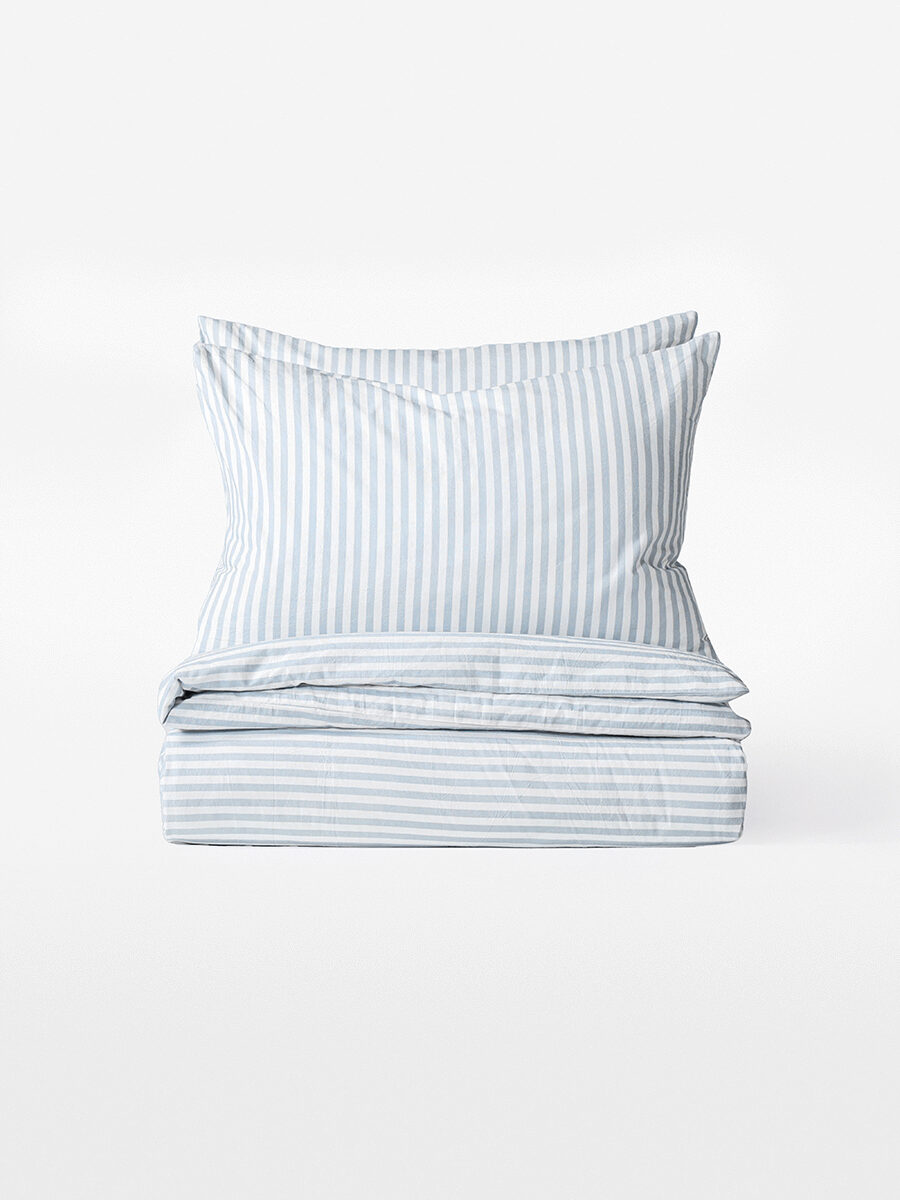 Комплект постельного белья без простыни Organic Cotton (Органик Коттон) Голубая полоска