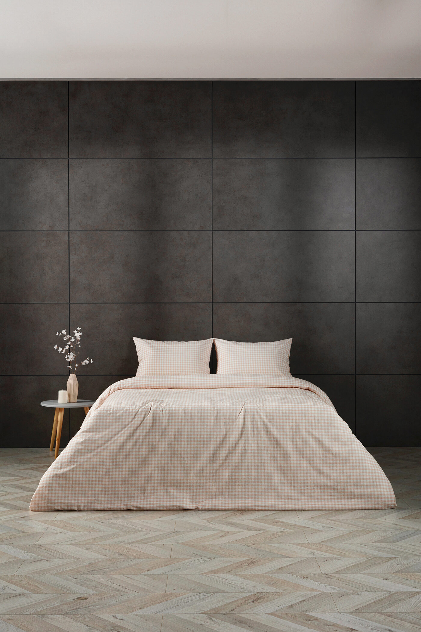 

Комплект постельного белья без простыни Organic Cotton Персиковая клетка, Organic Cotton Персиковая клетка