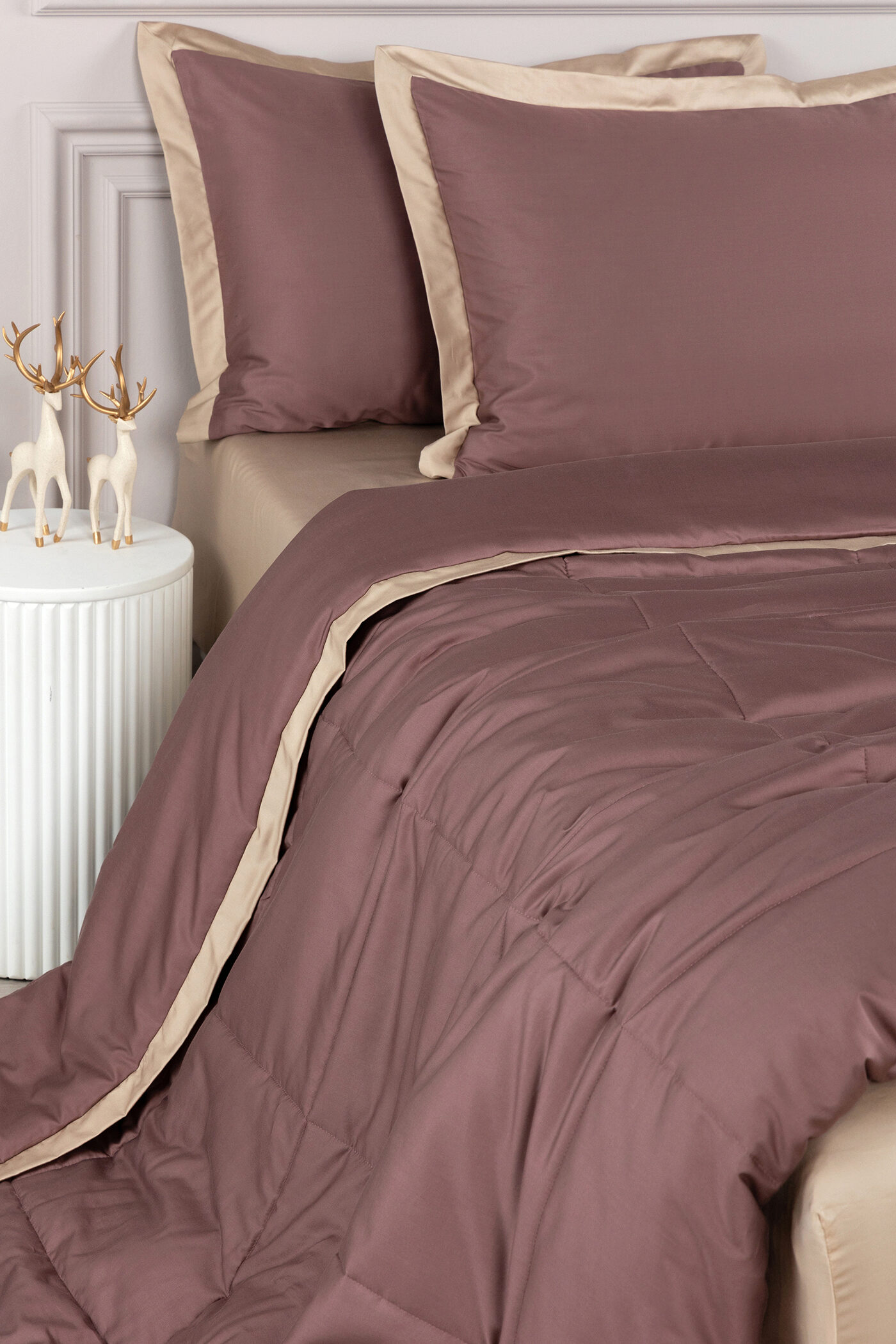 

Комплект постельного белья с одеялом без простыни Blanket Set Кофейный мусс, Blanket Set Кофейный мусс