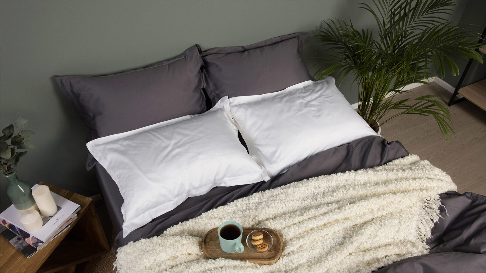 

Комплект наволочек, 2 шт Home Белый снег, Home Белый снег