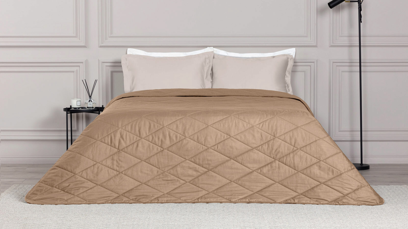 

Покрывало хлопковое Askona Cotton Sateen, цвет Охра, Askona Cotton Sateen, цвет Охра