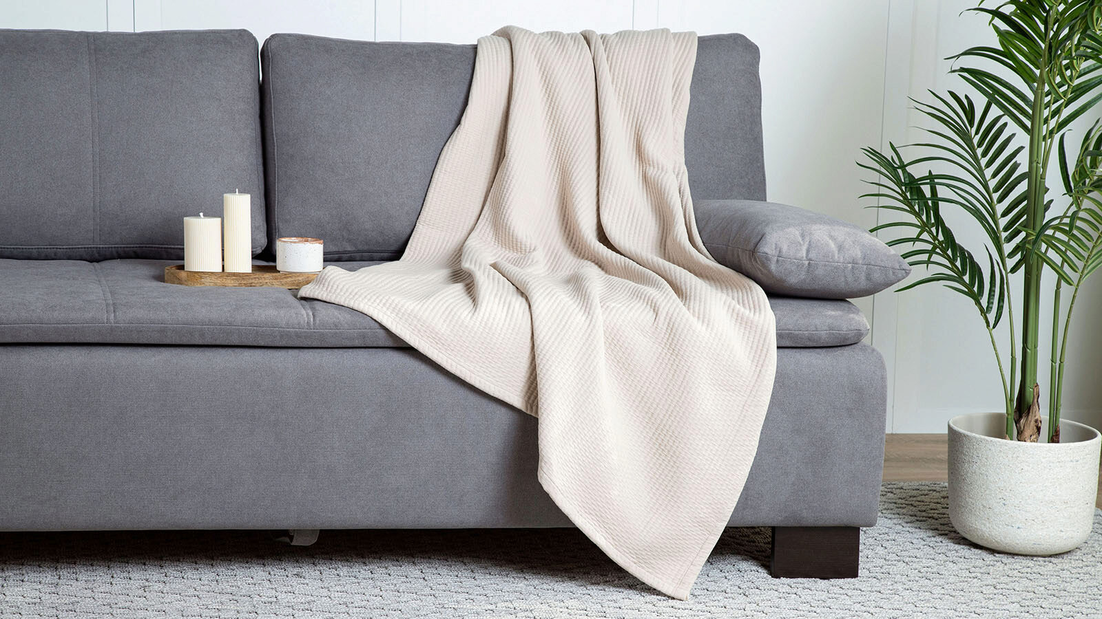 

Хлопковое покрывало Soft Cotton, цвет миндаль, Soft Cotton, цвет миндаль