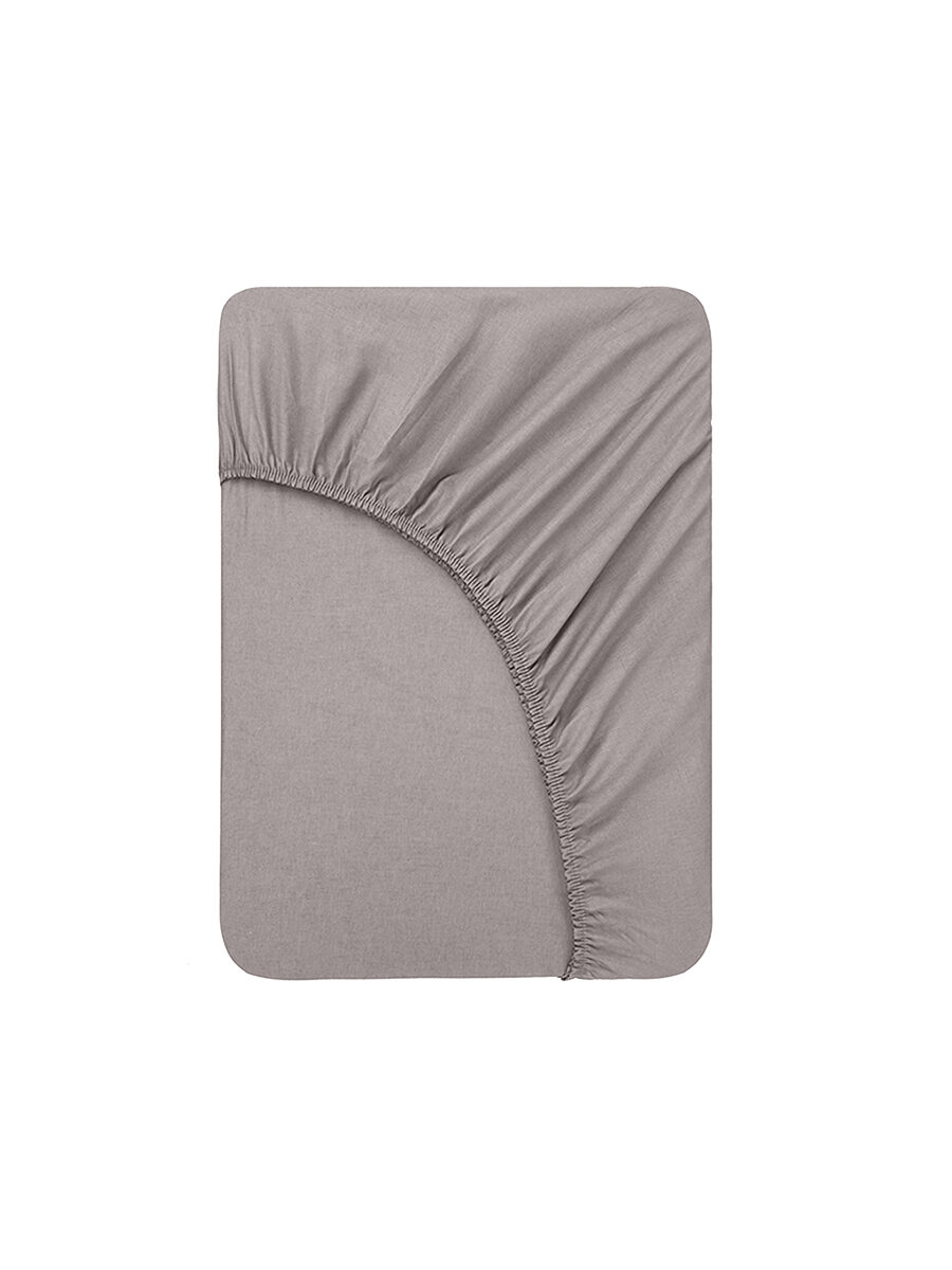 Простыня на резинке Comfort Cotton (Комфорт Коттон) Светло-серый