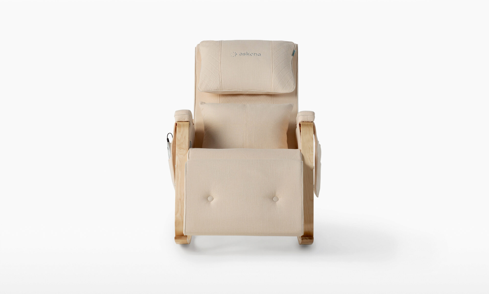 Кресло-качалка массажное Askona Smart Jet Comfort Beige (Смарт Джет Комфорт Беж)