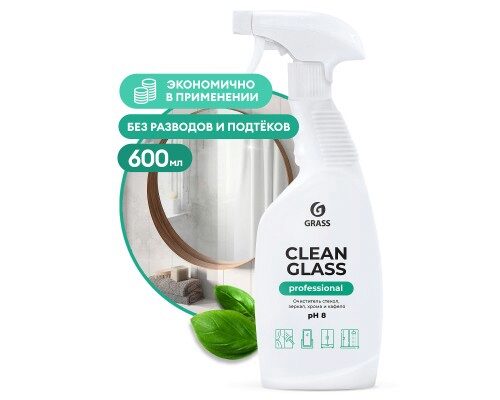 

Очиститель стекол и зеркал Clean Glass Professional, 0 6 л, Clean Glass Professional, 0 6 л