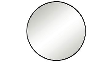 Mirror d 80 см черный